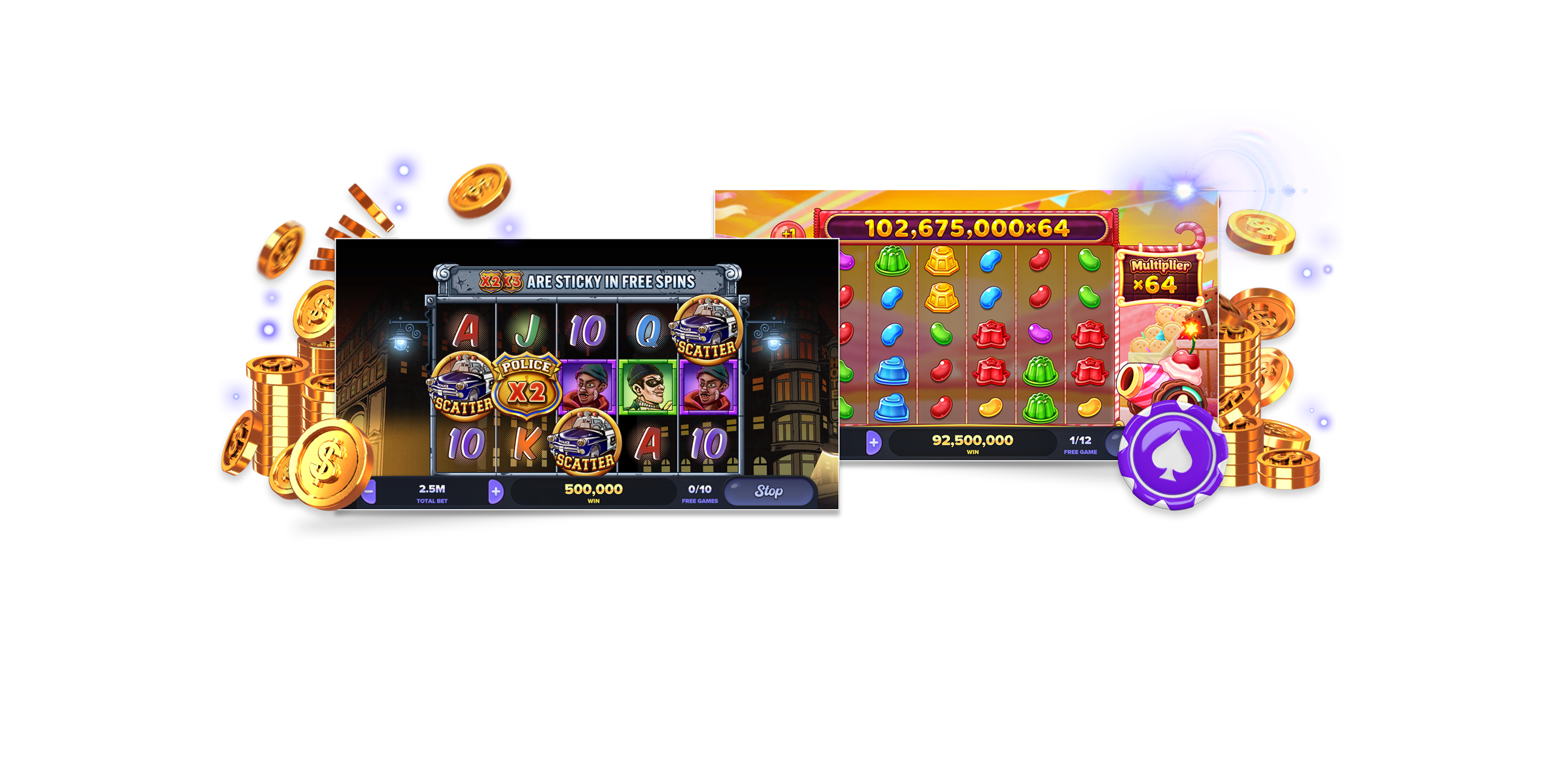 An endless array of slots awaits, from classics to modern twists. Free play means endless fun!-1